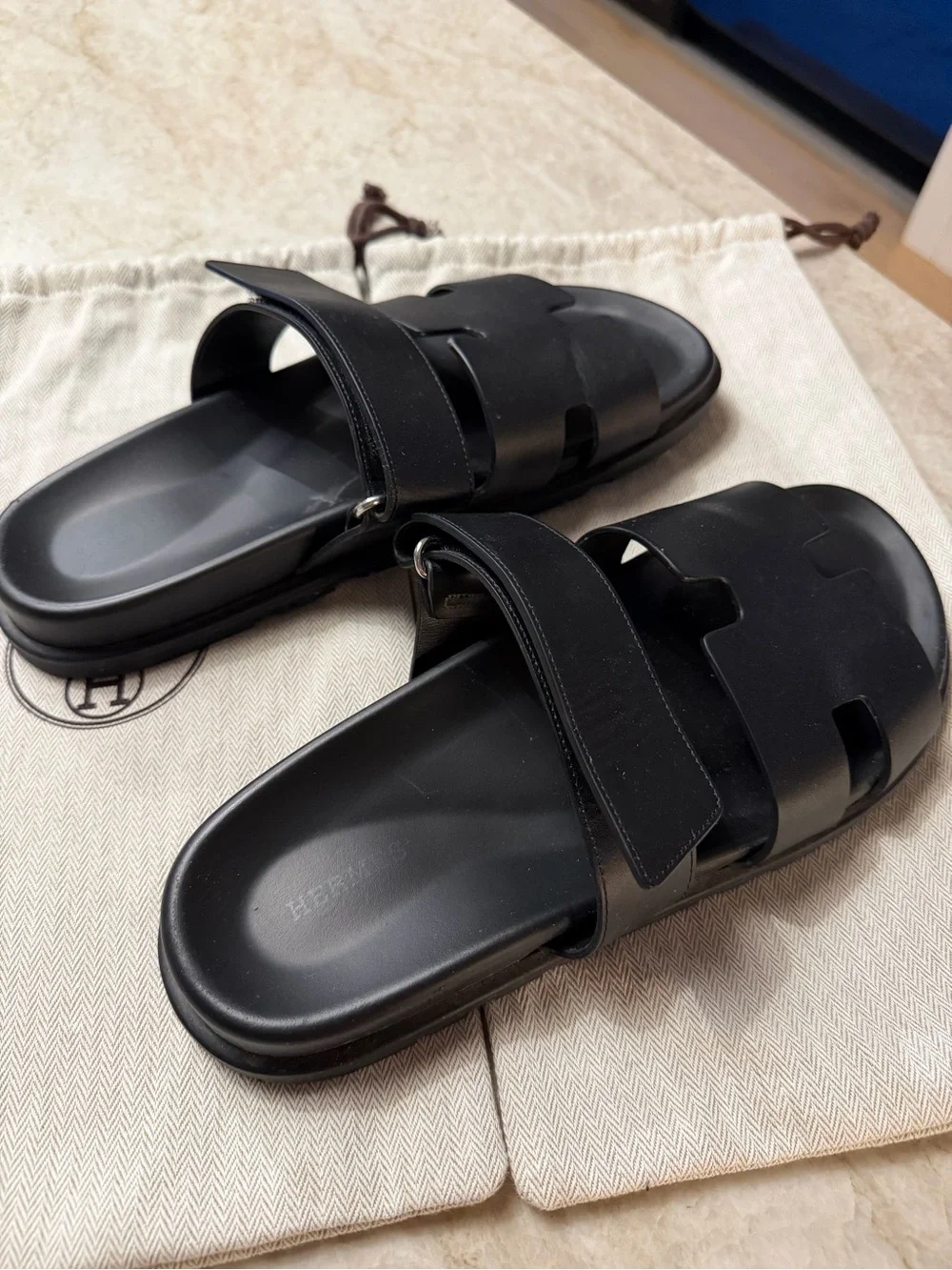 Hermès Black Chypre Sandal